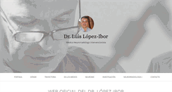 Desktop Screenshot of luislopezibor.com