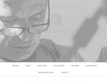 Tablet Screenshot of luislopezibor.com